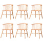 Wooden Dining Side Chairs Industrial Style 19'' Wide Windsor Back Side Chair Natural 6 Piece Set Natural Wood Clearhalo ' kitchen&dining_furn' 'Dining Chairs' 'Dining Tables & Seating' 'dining_chair' 'furn' 'furn_dining_chair' 'Furniture' 'furniture_dining_chair' 'Kitchen & Dining Furniture' 'kitchen' 3621427