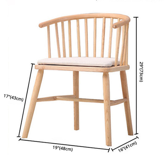 Wooden Dining Side Chairs Industrial Style 19'' Wide Windsor Back Side Chair Clearhalo ' kitchen&dining_furn' 'Dining Chairs' 'Dining Tables & Seating' 'dining_chair' 'furn' 'furn_dining_chair' 'Furniture' 'furniture_dining_chair' 'Kitchen & Dining Furniture' 'kitchen' 3621433