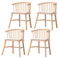 Wooden Dining Side Chairs Industrial Style 19'' Wide Windsor Back Side Chair Grey 4 Piece Set Natural Wood Clearhalo ' kitchen&dining_furn' 'Dining Chairs' 'Dining Tables & Seating' 'dining_chair' 'furn' 'furn_dining_chair' 'Furniture' 'furniture_dining_chair' 'Kitchen & Dining Furniture' 'kitchen' 3621436