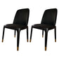 Industrial Style Solid Wood Dining Side Chair Leather Side Chair for Dining Room Black 2 Piece Set Clearhalo ' kitchen&dining_furn' 'Dining Chairs' 'Dining Tables & Seating' 'dining_chair' 'furn' 'furn_dining_chair' 'Furniture' 'furniture_dining_chair' 'Kitchen & Dining Furniture' 'kitchen' 3621442