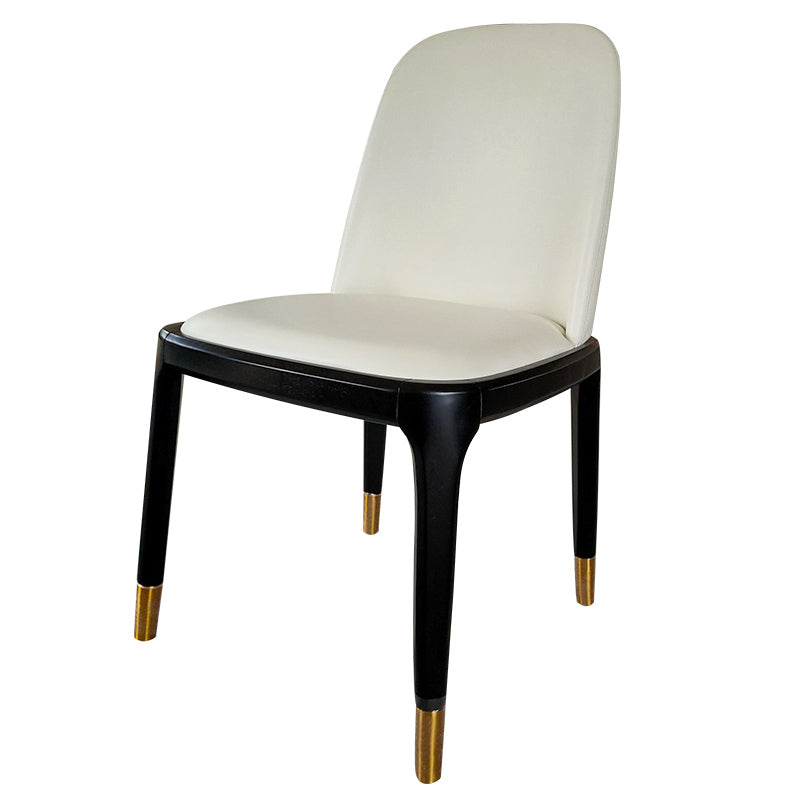 Industrial Style Solid Wood Dining Side Chair Leather Side Chair for Dining Room Clearhalo ' kitchen&dining_furn' 'Dining Chairs' 'Dining Tables & Seating' 'dining_chair' 'furn' 'furn_dining_chair' 'Furniture' 'furniture_dining_chair' 'Kitchen & Dining Furniture' 'kitchen' 3621450