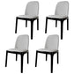 Industrial Style Solid Wood Dining Side Chair Leather Side Chair for Dining Room Light Gray 4 Piece Set Clearhalo ' kitchen&dining_furn' 'Dining Chairs' 'Dining Tables & Seating' 'dining_chair' 'furn' 'furn_dining_chair' 'Furniture' 'furniture_dining_chair' 'Kitchen & Dining Furniture' 'kitchen' 3621462