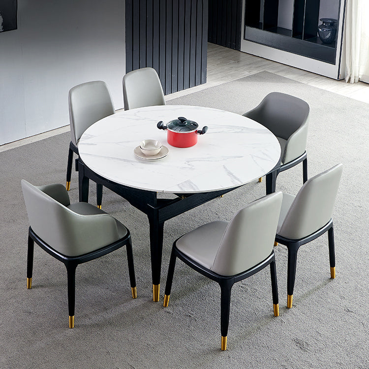 Industrial Style Solid Wood Dining Side Chair Leather Side Chair for Dining Room Clearhalo ' kitchen&dining_furn' 'Dining Chairs' 'Dining Tables & Seating' 'dining_chair' 'furn' 'furn_dining_chair' 'Furniture' 'furniture_dining_chair' 'Kitchen & Dining Furniture' 'kitchen' 3621463