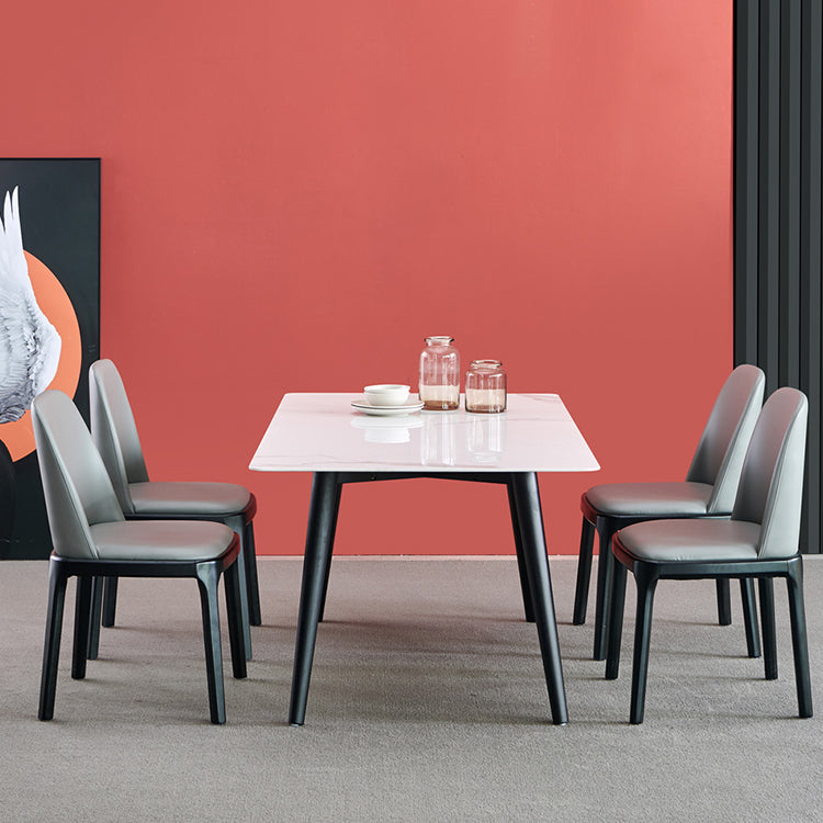 Industrial Style Solid Wood Dining Side Chair Leather Side Chair for Dining Room Clearhalo ' kitchen&dining_furn' 'Dining Chairs' 'Dining Tables & Seating' 'dining_chair' 'furn' 'furn_dining_chair' 'Furniture' 'furniture_dining_chair' 'Kitchen & Dining Furniture' 'kitchen' 3621466