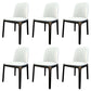 Industrial Style Solid Wood Dining Side Chair Leather Side Chair for Dining Room White 6 Piece Set Clearhalo ' kitchen&dining_furn' 'Dining Chairs' 'Dining Tables & Seating' 'dining_chair' 'furn' 'furn_dining_chair' 'Furniture' 'furniture_dining_chair' 'Kitchen & Dining Furniture' 'kitchen' 3621468