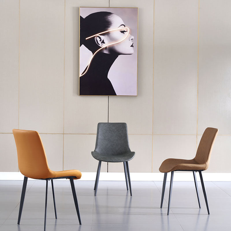 Contemporary Chairs High-density Sponge Cushion Parsons Side Chair for Kitchen Clearhalo ' kitchen&dining_furn' 'Dining Chairs' 'Dining Tables & Seating' 'dining_chair' 'furn' 'furn_dining_chair' 'Furniture' 'furniture_dining_chair' 'Kitchen & Dining Furniture' 'kitchen' 3621493