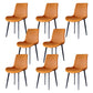 Contemporary Chairs High-density Sponge Cushion Parsons Side Chair for Kitchen Orange 8 Piece Set Clearhalo ' kitchen&dining_furn' 'Dining Chairs' 'Dining Tables & Seating' 'dining_chair' 'furn' 'furn_dining_chair' 'Furniture' 'furniture_dining_chair' 'Kitchen & Dining Furniture' 'kitchen' 3621496