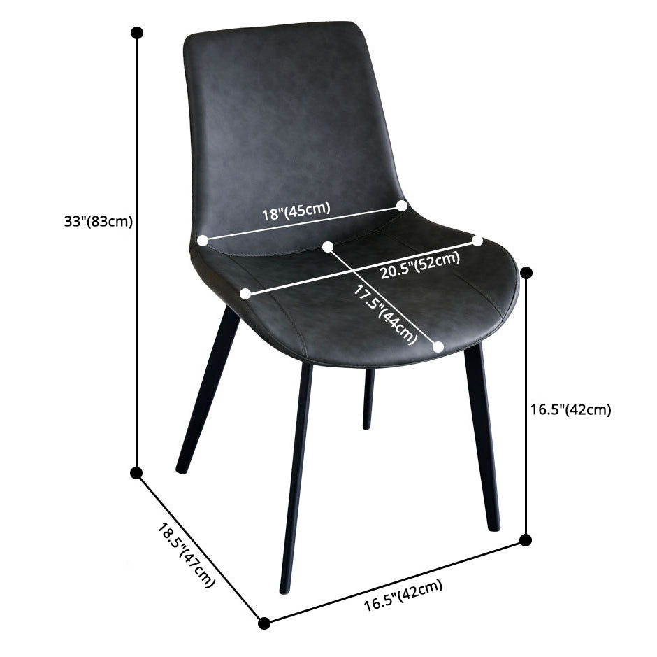 Contemporary Chairs High-density Sponge Cushion Parsons Side Chair for Kitchen Clearhalo ' kitchen&dining_furn' 'Dining Chairs' 'Dining Tables & Seating' 'dining_chair' 'furn' 'furn_dining_chair' 'Furniture' 'furniture_dining_chair' 'Kitchen & Dining Furniture' 'kitchen' 3621501