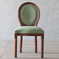 Country Style Dining Chair King Louis Back Side Chair with Wood Legs for Home Use Green 1 Piece Walnut Clearhalo ' kitchen&dining_furn' 'Dining Chairs' 'Dining Tables & Seating' 'dining_chair' 'furn' 'furn_dining_chair' 'Furniture' 'furniture_dining_chair' 'Kitchen & Dining Furniture' 'kitchen' 3621507
