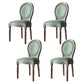 Country Style Dining Chair King Louis Back Side Chair with Wood Legs for Home Use Green 4 Piece Set Gray Clearhalo ' kitchen&dining_furn' 'Dining Chairs' 'Dining Tables & Seating' 'dining_chair' 'furn' 'furn_dining_chair' 'Furniture' 'furniture_dining_chair' 'Kitchen & Dining Furniture' 'kitchen' 3621510