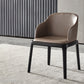 Contemporary Square Leather Chair with Wooden Legs Dining Side Arm Chair for Kitchen Coffee 1 Piece Clearhalo ' kitchen&dining_furn' 'Dining Chairs' 'Dining Tables & Seating' 'dining_chair' 'furn' 'furn_dining_chair' 'Furniture' 'furniture_dining_chair' 'Kitchen & Dining Furniture' 'kitchen' 3621524