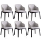 Glam Scandinavian Ash Wood Chairs Solid Back Arm Kitchen Dining Chair Set Light Gray 6 Piece Set Clearhalo ' kitchen&dining_furn' 'Dining Chairs' 'Dining Tables & Seating' 'dining_chair' 'furn' 'furn_dining_chair' 'Furniture' 'furniture_dining_chair' 'Kitchen & Dining Furniture' 'kitchen' 3621612