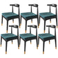 Contemporary Wood Indoor Open Back Dining Side Chair of 19'' Wide Dining Chair Black 6 Piece Set Clearhalo ' kitchen&dining_furn' 'Dining Chairs' 'Dining Tables & Seating' 'dining_chair' 'furn' 'furn_dining_chair' 'Furniture' 'furniture_dining_chair' 'Kitchen & Dining Furniture' 'kitchen' 3621632