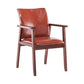 Scandinavian Rubberwood Solid Back Arm Chair Wood Dining Chair for Home Red Brown 1 Piece Walnut Clearhalo ' kitchen&dining_furn' 'Dining Chairs' 'Dining Tables & Seating' 'dining_chair' 'furn' 'furn_dining_chair' 'Furniture' 'furniture_dining_chair' 'Kitchen & Dining Furniture' 'kitchen' 3621674