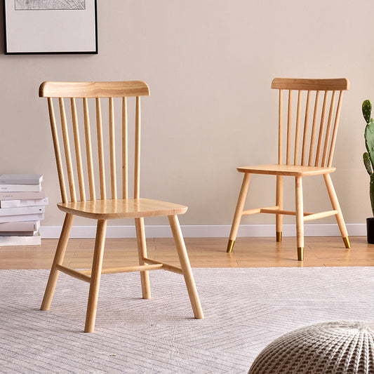 Traditional Wood Windsor Back Side Chair 19'' Wide Indoor Dining Chair Clearhalo ' kitchen&dining_furn' 'Dining Chairs' 'Dining Tables & Seating' 'dining_chair' 'furn' 'furn_dining_chair' 'Furniture' 'furniture_dining_chair' 'Kitchen & Dining Furniture' 'kitchen' 3621736
