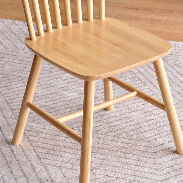 Traditional Wood Windsor Back Side Chair 19'' Wide Indoor Dining Chair Clearhalo ' kitchen&dining_furn' 'Dining Chairs' 'Dining Tables & Seating' 'dining_chair' 'furn' 'furn_dining_chair' 'Furniture' 'furniture_dining_chair' 'Kitchen & Dining Furniture' 'kitchen' 3621748
