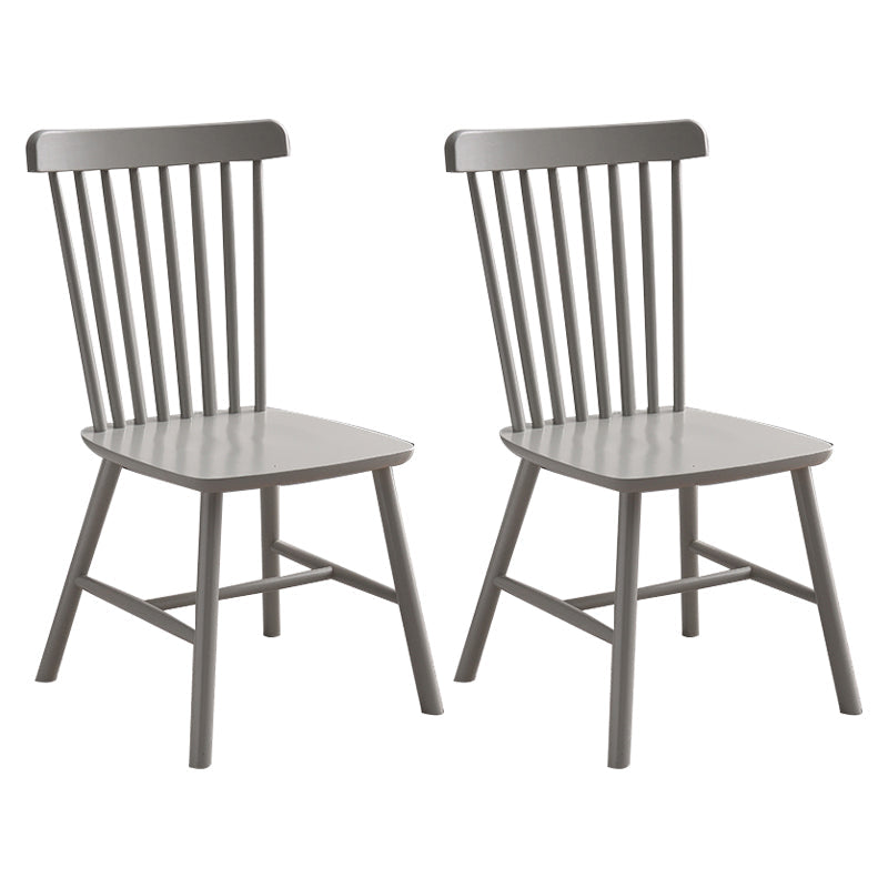 Traditional Wood Windsor Back Side Chair 19'' Wide Indoor Dining Chair Silver Gray 2 Piece Set Clearhalo ' kitchen&dining_furn' 'Dining Chairs' 'Dining Tables & Seating' 'dining_chair' 'furn' 'furn_dining_chair' 'Furniture' 'furniture_dining_chair' 'Kitchen & Dining Furniture' 'kitchen' 3621749