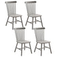 Traditional Wood Windsor Back Side Chair 19'' Wide Indoor Dining Chair Silver Gray 4 Piece Set Clearhalo ' kitchen&dining_furn' 'Dining Chairs' 'Dining Tables & Seating' 'dining_chair' 'furn' 'furn_dining_chair' 'Furniture' 'furniture_dining_chair' 'Kitchen & Dining Furniture' 'kitchen' 3621750