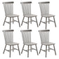 Traditional Wood Windsor Back Side Chair 19'' Wide Indoor Dining Chair Silver Gray 6 Piece Set Clearhalo ' kitchen&dining_furn' 'Dining Chairs' 'Dining Tables & Seating' 'dining_chair' 'furn' 'furn_dining_chair' 'Furniture' 'furniture_dining_chair' 'Kitchen & Dining Furniture' 'kitchen' 3621752