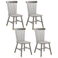 Traditional Wood Windsor Back Side Chair 19'' Wide Indoor Dining Chair Grey 4 Piece Set Clearhalo ' kitchen&dining_furn' 'Dining Chairs' 'Dining Tables & Seating' 'dining_chair' 'furn' 'furn_dining_chair' 'Furniture' 'furniture_dining_chair' 'Kitchen & Dining Furniture' 'kitchen' 3621756