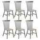 Traditional Wood Windsor Back Side Chair 19'' Wide Indoor Dining Chair Grey 6 Piece Set Clearhalo ' kitchen&dining_furn' 'Dining Chairs' 'Dining Tables & Seating' 'dining_chair' 'furn' 'furn_dining_chair' 'Furniture' 'furniture_dining_chair' 'Kitchen & Dining Furniture' 'kitchen' 3621757
