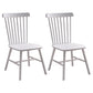 Traditional Wood Windsor Back Side Chair 19'' Wide Indoor Dining Chair Textured White 2 Piece Set Clearhalo ' kitchen&dining_furn' 'Dining Chairs' 'Dining Tables & Seating' 'dining_chair' 'furn' 'furn_dining_chair' 'Furniture' 'furniture_dining_chair' 'Kitchen & Dining Furniture' 'kitchen' 3621758