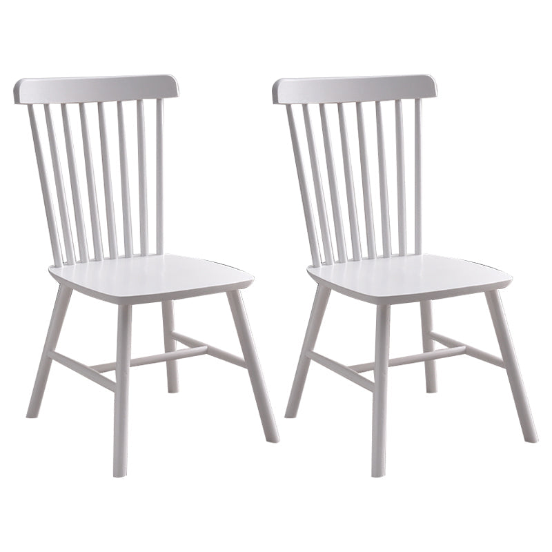 Traditional Wood Windsor Back Side Chair 19'' Wide Indoor Dining Chair Textured White 2 Piece Set Clearhalo ' kitchen&dining_furn' 'Dining Chairs' 'Dining Tables & Seating' 'dining_chair' 'furn' 'furn_dining_chair' 'Furniture' 'furniture_dining_chair' 'Kitchen & Dining Furniture' 'kitchen' 3621758