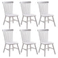 Traditional Wood Windsor Back Side Chair 19'' Wide Indoor Dining Chair Textured White 6 Piece Set Clearhalo ' kitchen&dining_furn' 'Dining Chairs' 'Dining Tables & Seating' 'dining_chair' 'furn' 'furn_dining_chair' 'Furniture' 'furniture_dining_chair' 'Kitchen & Dining Furniture' 'kitchen' 3621760