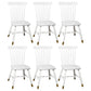 Traditional Wood Windsor Back Side Chair 19'' Wide Indoor Dining Chair White 6 Piece Set Clearhalo ' kitchen&dining_furn' 'Dining Chairs' 'Dining Tables & Seating' 'dining_chair' 'furn' 'furn_dining_chair' 'Furniture' 'furniture_dining_chair' 'Kitchen & Dining Furniture' 'kitchen' 3621763