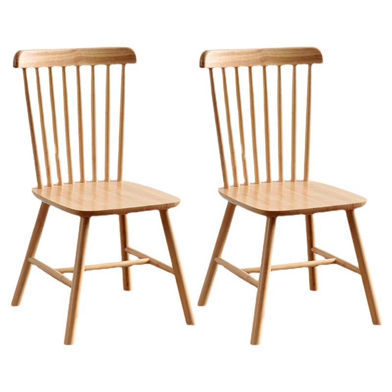 Traditional Wood Windsor Back Side Chair 19'' Wide Indoor Dining Chair Wood 2 Piece Set Clearhalo ' kitchen&dining_furn' 'Dining Chairs' 'Dining Tables & Seating' 'dining_chair' 'furn' 'furn_dining_chair' 'Furniture' 'furniture_dining_chair' 'Kitchen & Dining Furniture' 'kitchen' 3621765