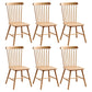 Traditional Wood Windsor Back Side Chair 19'' Wide Indoor Dining Chair Wood 6 Piece Set Clearhalo ' kitchen&dining_furn' 'Dining Chairs' 'Dining Tables & Seating' 'dining_chair' 'furn' 'furn_dining_chair' 'Furniture' 'furniture_dining_chair' 'Kitchen & Dining Furniture' 'kitchen' 3621767
