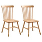 Traditional Wood Windsor Back Side Chair 19'' Wide Indoor Dining Chair Natural 2 Piece Set Clearhalo ' kitchen&dining_furn' 'Dining Chairs' 'Dining Tables & Seating' 'dining_chair' 'furn' 'furn_dining_chair' 'Furniture' 'furniture_dining_chair' 'Kitchen & Dining Furniture' 'kitchen' 3621768