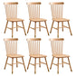 Traditional Wood Windsor Back Side Chair 19'' Wide Indoor Dining Chair Natural 6 Piece Set Clearhalo ' kitchen&dining_furn' 'Dining Chairs' 'Dining Tables & Seating' 'dining_chair' 'furn' 'furn_dining_chair' 'Furniture' 'furniture_dining_chair' 'Kitchen & Dining Furniture' 'kitchen' 3621770