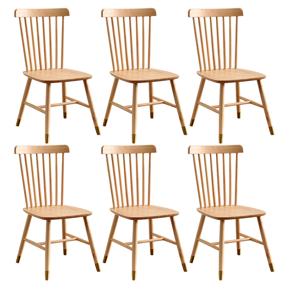 Traditional Wood Windsor Back Side Chair 19'' Wide Indoor Dining Chair Natural 6 Piece Set Clearhalo ' kitchen&dining_furn' 'Dining Chairs' 'Dining Tables & Seating' 'dining_chair' 'furn' 'furn_dining_chair' 'Furniture' 'furniture_dining_chair' 'Kitchen & Dining Furniture' 'kitchen' 3621770