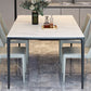 Minimalist Sintered Stone Standard Dining Table Rectangle Kitchen Dining Table with 4 Legs Base Clearhalo ' dining_table' 'Dining Tables & Seating' 'Dining Tables' 'furn' 'furn_dining_table' 'Furniture' 'furniture_dining_table' 'Kitchen & Dining Furniture' 'kitchen&dining_furn' 'kitchen' 'kitchen_dining_table' 3621777