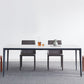 Minimalist Sintered Stone Standard Dining Table Rectangle Kitchen Dining Table with 4 Legs Base Clearhalo ' dining_table' 'Dining Tables & Seating' 'Dining Tables' 'furn' 'furn_dining_table' 'Furniture' 'furniture_dining_table' 'Kitchen & Dining Furniture' 'kitchen&dining_furn' 'kitchen' 'kitchen_dining_table' 3621780