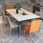 Minimalist Sintered Stone Standard Dining Table Rectangle Kitchen Dining Table with 4 Legs Base Clearhalo ' dining_table' 'Dining Tables & Seating' 'Dining Tables' 'furn' 'furn_dining_table' 'Furniture' 'furniture_dining_table' 'Kitchen & Dining Furniture' 'kitchen&dining_furn' 'kitchen' 'kitchen_dining_table' 3621785
