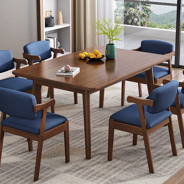 Modern Wooden Dining Table Rectangle Table with 4 Legs for Dinning Room Clearhalo ' dining_table' 'Dining Tables & Seating' 'Dining Tables' 'furn' 'furn_dining_table' 'Furniture' 'furniture_dining_table' 'Kitchen & Dining Furniture' 'kitchen&dining_furn' 'kitchen' 'kitchen_dining_table' 3621809