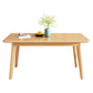 Modern Wooden Dining Table Rectangle Table with 4 Legs for Dinning Room Natural Without Chairs Clearhalo ' dining_table' 'Dining Tables & Seating' 'Dining Tables' 'furn' 'furn_dining_table' 'Furniture' 'furniture_dining_table' 'Kitchen & Dining Furniture' 'kitchen&dining_furn' 'kitchen' 'kitchen_dining_table' 3621811