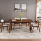 Modern Wooden Dining Table Rectangle Table with 4 Legs for Dinning Room Clearhalo ' dining_table' 'Dining Tables & Seating' 'Dining Tables' 'furn' 'furn_dining_table' 'Furniture' 'furniture_dining_table' 'Kitchen & Dining Furniture' 'kitchen&dining_furn' 'kitchen' 'kitchen_dining_table' 3621817