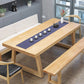 Modern Pine Solid Wood Table Rectangle Dining Table with Double Pedestal Base Clearhalo ' dining_table' 'Dining Tables & Seating' 'Dining Tables' 'furn' 'furn_dining_table' 'Furniture' 'furniture_dining_table' 'Kitchen & Dining Furniture' 'kitchen&dining_furn' 'kitchen' 'kitchen_dining_table' 3621829