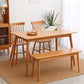 Oak Solid Wood Dining Table Simple Style Rectangle Dining Site Table with 4 Legs Clearhalo ' dining_table' 'Dining Tables & Seating' 'Dining Tables' 'furn' 'furn_dining_table' 'Furniture' 'furniture_dining_table' 'Kitchen & Dining Furniture' 'kitchen&dining_furn' 'kitchen' 'kitchen_dining_table' 3621870