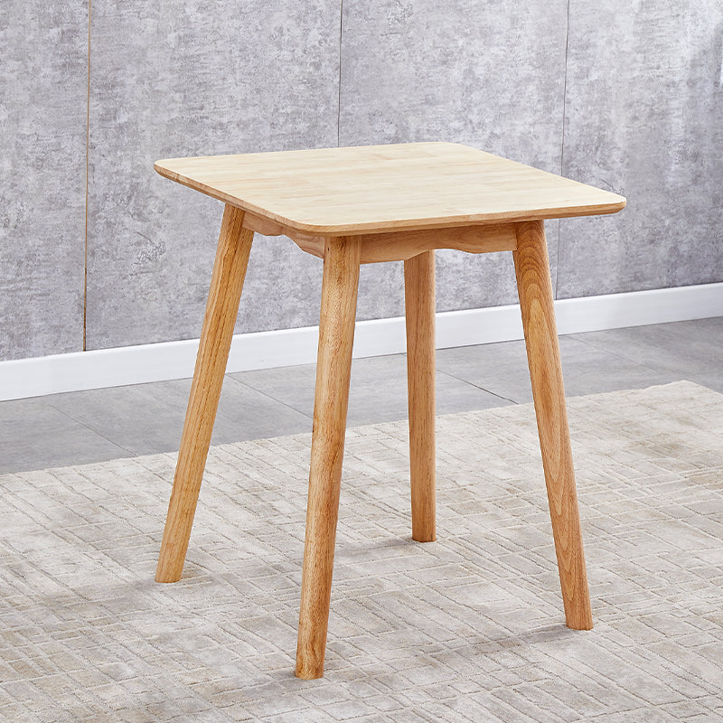 Simplicity Style Solid Wood Dining Table Rectangle and Square Dining Table with 4 Legs Base Without Chairs Clearhalo ' dining_table' 'Dining Tables & Seating' 'Dining Tables' 'furn' 'furn_dining_table' 'Furniture' 'furniture_dining_table' 'Kitchen & Dining Furniture' 'kitchen&dining_furn' 'kitchen' 'kitchen_dining_table' 3621873