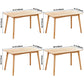 Simplicity Style Solid Wood Dining Table Rectangle and Square Dining Table with 4 Legs Base Clearhalo ' dining_table' 'Dining Tables & Seating' 'Dining Tables' 'furn' 'furn_dining_table' 'Furniture' 'furniture_dining_table' 'Kitchen & Dining Furniture' 'kitchen&dining_furn' 'kitchen' 'kitchen_dining_table' 3621881
