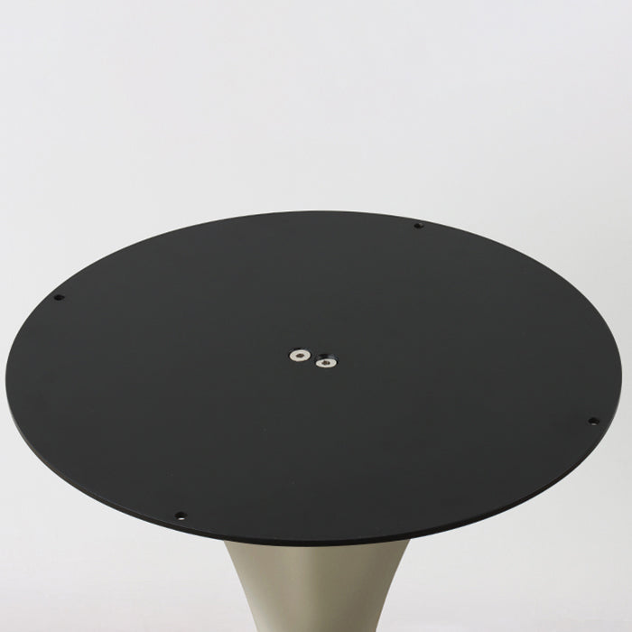 Round Tulip Modern Dining Table White Tone Fixed Table of Sintered Stone Clearhalo ' dining_table' 'Dining Tables & Seating' 'Dining Tables' 'furn' 'furn_dining_table' 'Furniture' 'furniture_dining_table' 'Kitchen & Dining Furniture' 'kitchen&dining_furn' 'kitchen' 'kitchen_dining_table' 3621902