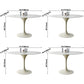 Round Tulip Modern Dining Table White Tone Fixed Table of Sintered Stone Clearhalo ' dining_table' 'Dining Tables & Seating' 'Dining Tables' 'furn' 'furn_dining_table' 'Furniture' 'furniture_dining_table' 'Kitchen & Dining Furniture' 'kitchen&dining_furn' 'kitchen' 'kitchen_dining_table' 3621906