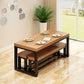 Modern Solid Wood Kitchen Dining Table Rectangle Shape Standard Dining Table with Trestle Base Clearhalo ' dining_table' 'Dining Tables & Seating' 'Dining Tables' 'furn' 'furn_dining_table' 'Furniture' 'furniture_dining_table' 'Kitchen & Dining Furniture' 'kitchen&dining_furn' 'kitchen' 'kitchen_dining_table' 3621929
