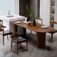Pine Solid Wood Dining Table Contemporary Style Dining Site Table with 3 Legs Clearhalo ' dining_table' 'Dining Tables & Seating' 'Dining Tables' 'furn' 'furn_dining_table' 'Furniture' 'furniture_dining_table' 'Kitchen & Dining Furniture' 'kitchen&dining_furn' 'kitchen' 'kitchen_dining_table' 3621940