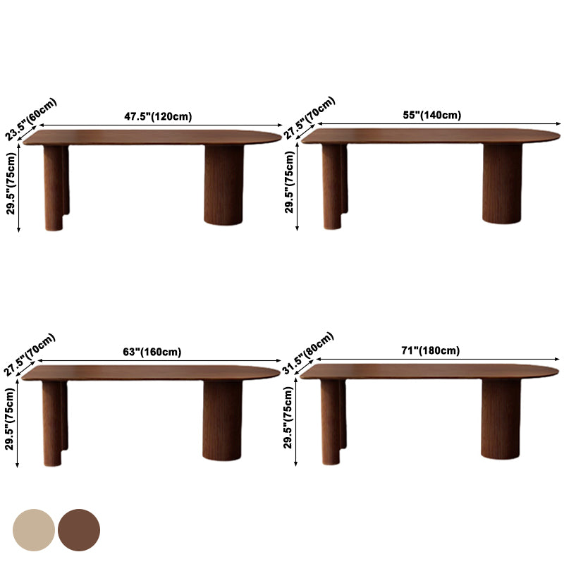 Pine Solid Wood Dining Table Contemporary Style Dining Site Table with 3 Legs Clearhalo ' dining_table' 'Dining Tables & Seating' 'Dining Tables' 'furn' 'furn_dining_table' 'Furniture' 'furniture_dining_table' 'Kitchen & Dining Furniture' 'kitchen&dining_furn' 'kitchen' 'kitchen_dining_table' 3621944