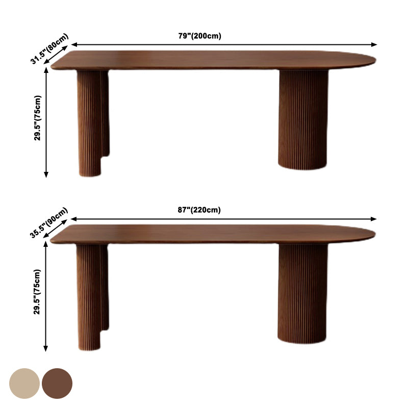 Pine Solid Wood Dining Table Contemporary Style Dining Site Table with 3 Legs Clearhalo ' dining_table' 'Dining Tables & Seating' 'Dining Tables' 'furn' 'furn_dining_table' 'Furniture' 'furniture_dining_table' 'Kitchen & Dining Furniture' 'kitchen&dining_furn' 'kitchen' 'kitchen_dining_table' 3621945
